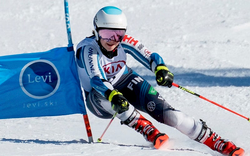 GrIFK Alpine uutissivun kuva laskettelijasta