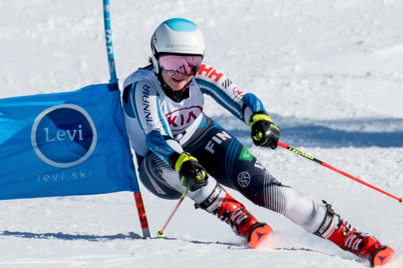 GrIFK Alpine  uutissivun kuva laskettelijasta